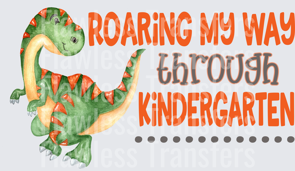 Roaring My Way Kindergarten #3874