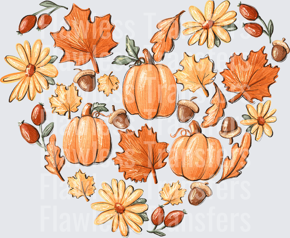 Fall Favorites Heart #0023