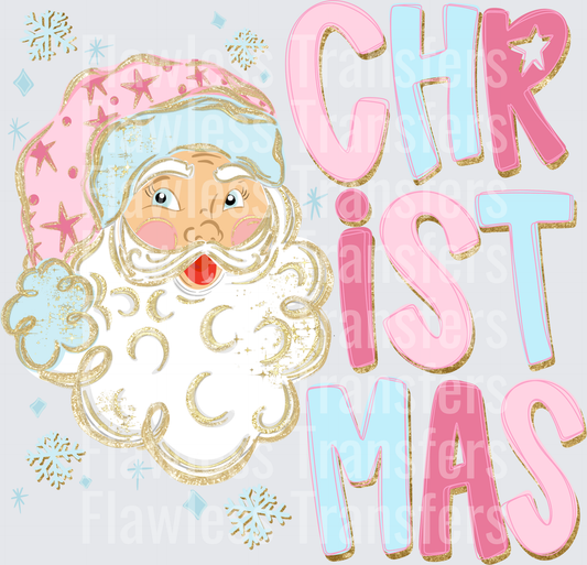 Christmas Doodle White Santa #1875
