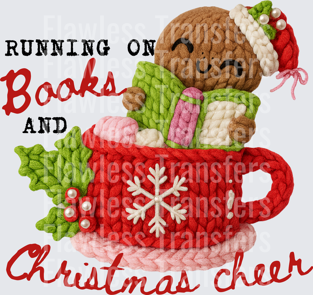 Running On Books And Christmas Cheer #1836