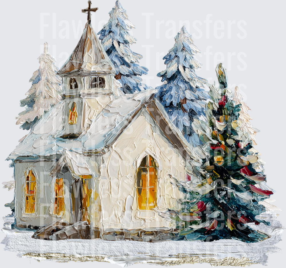 Christmas Church #1744