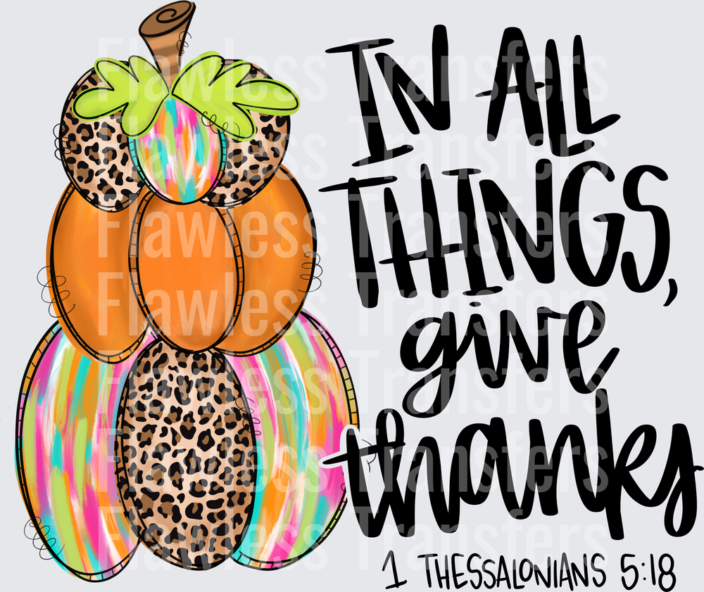 In All Things Give Thanks #0167