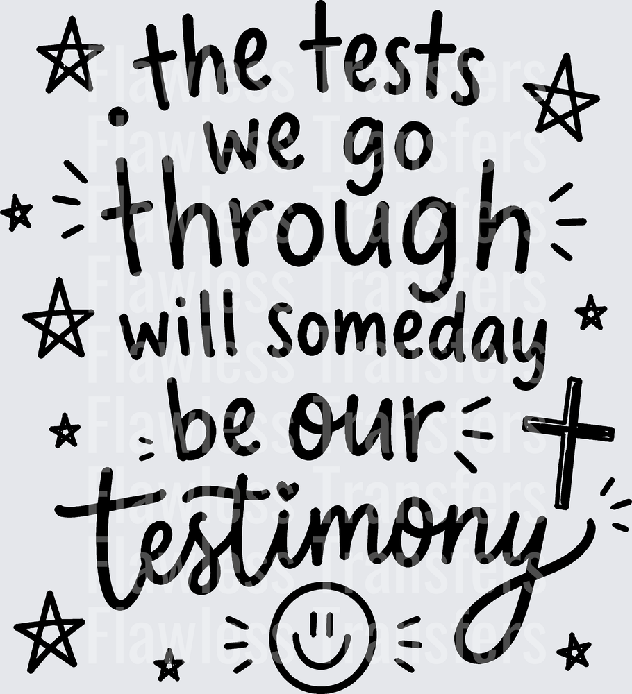 The Tests We Go Through #5547