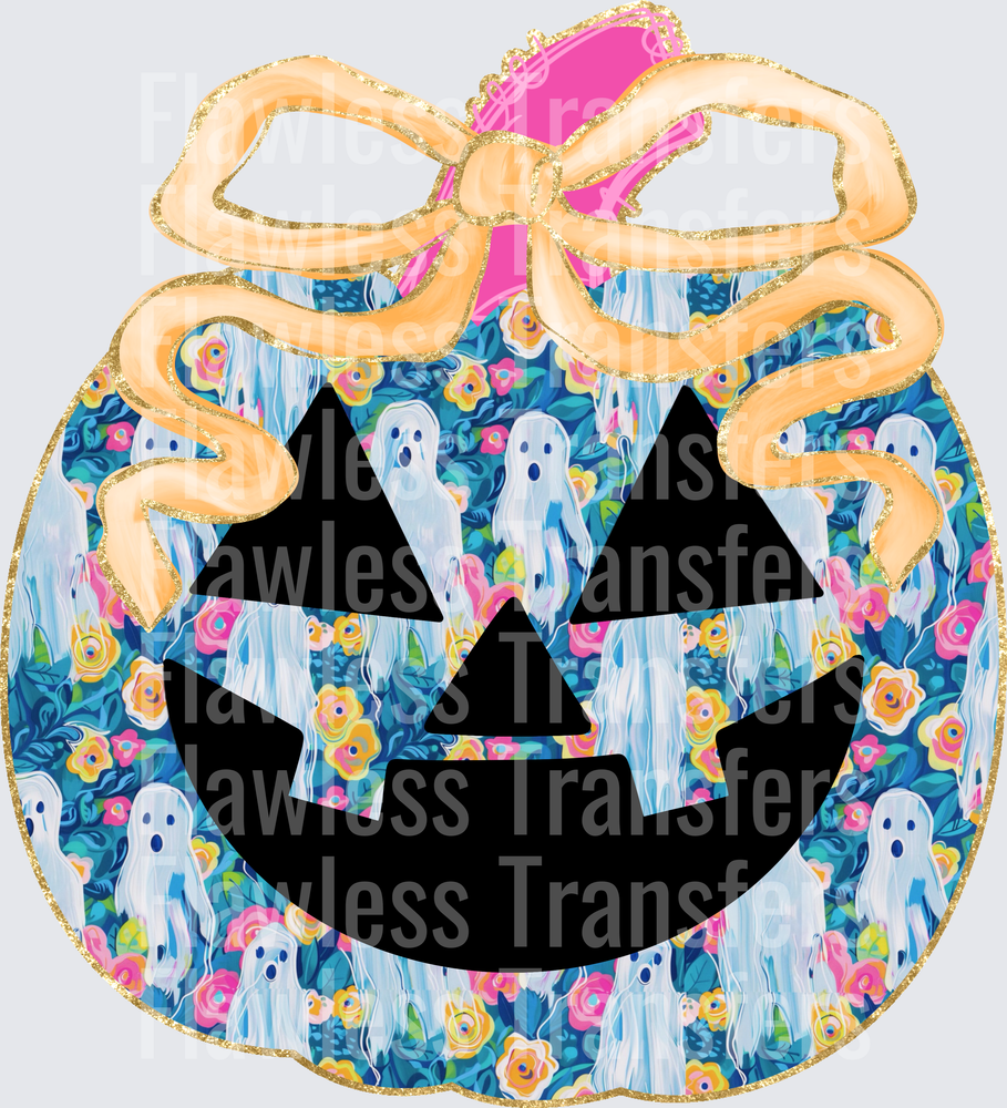Pumpkin Ghost Print #0888