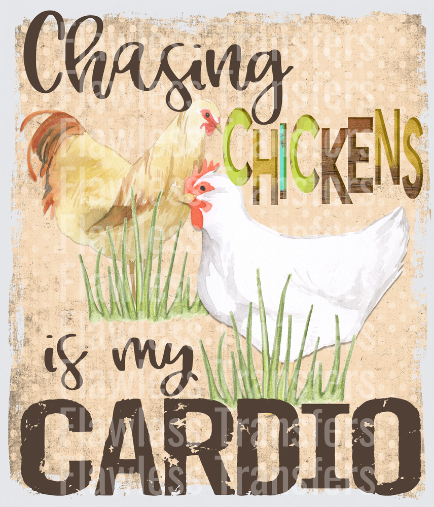 Chasing Chickens is My Cardio #4232