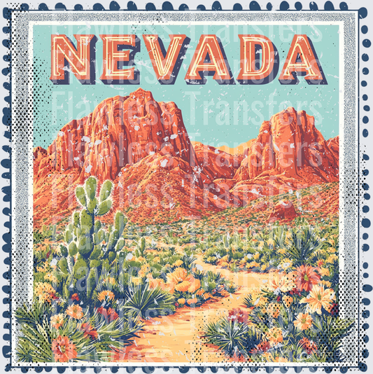 Nevada Vintage Stamp #1033