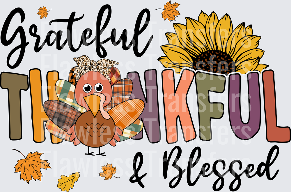 Grateful Thankful Blessed #0285