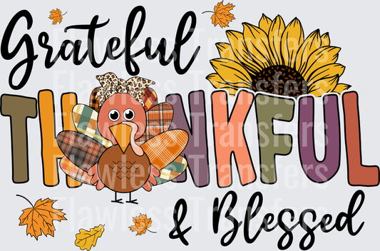 Grateful Thankful Blessed #0285