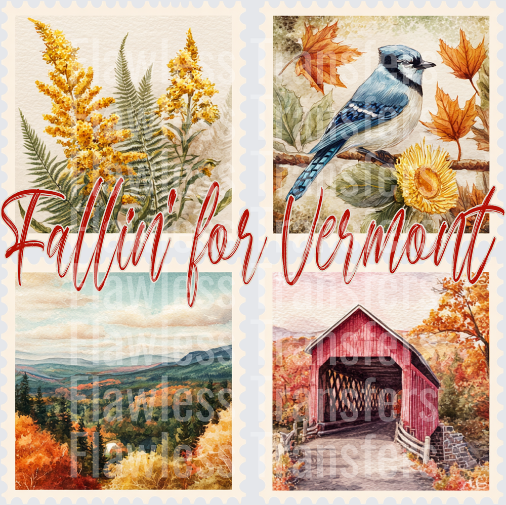 Fallin For Vermont Stamp #1129