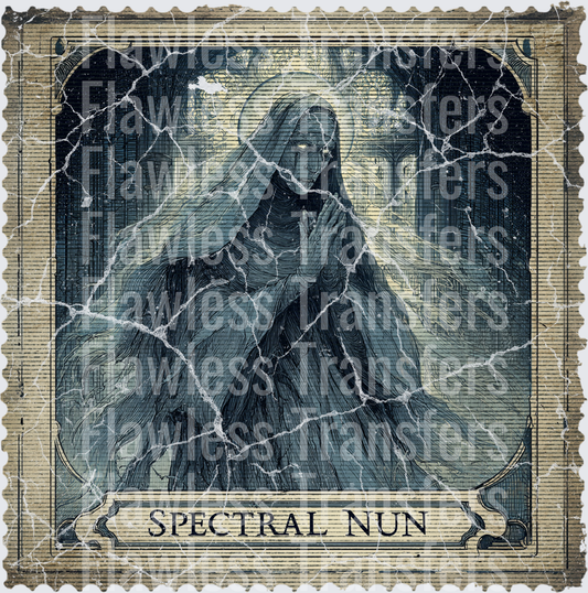Spectral Nun Vintage Stamp #0604