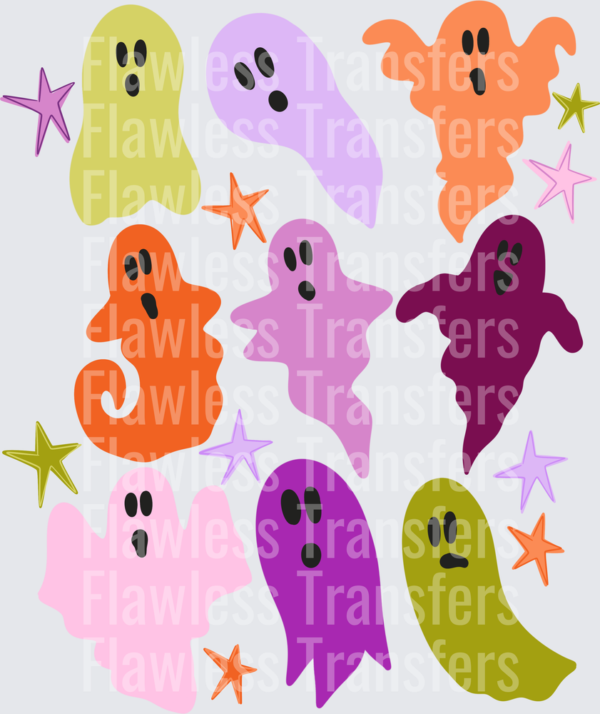 Colorful Ghosts #0834