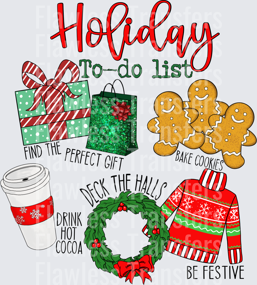 Holiday To Do List #1534