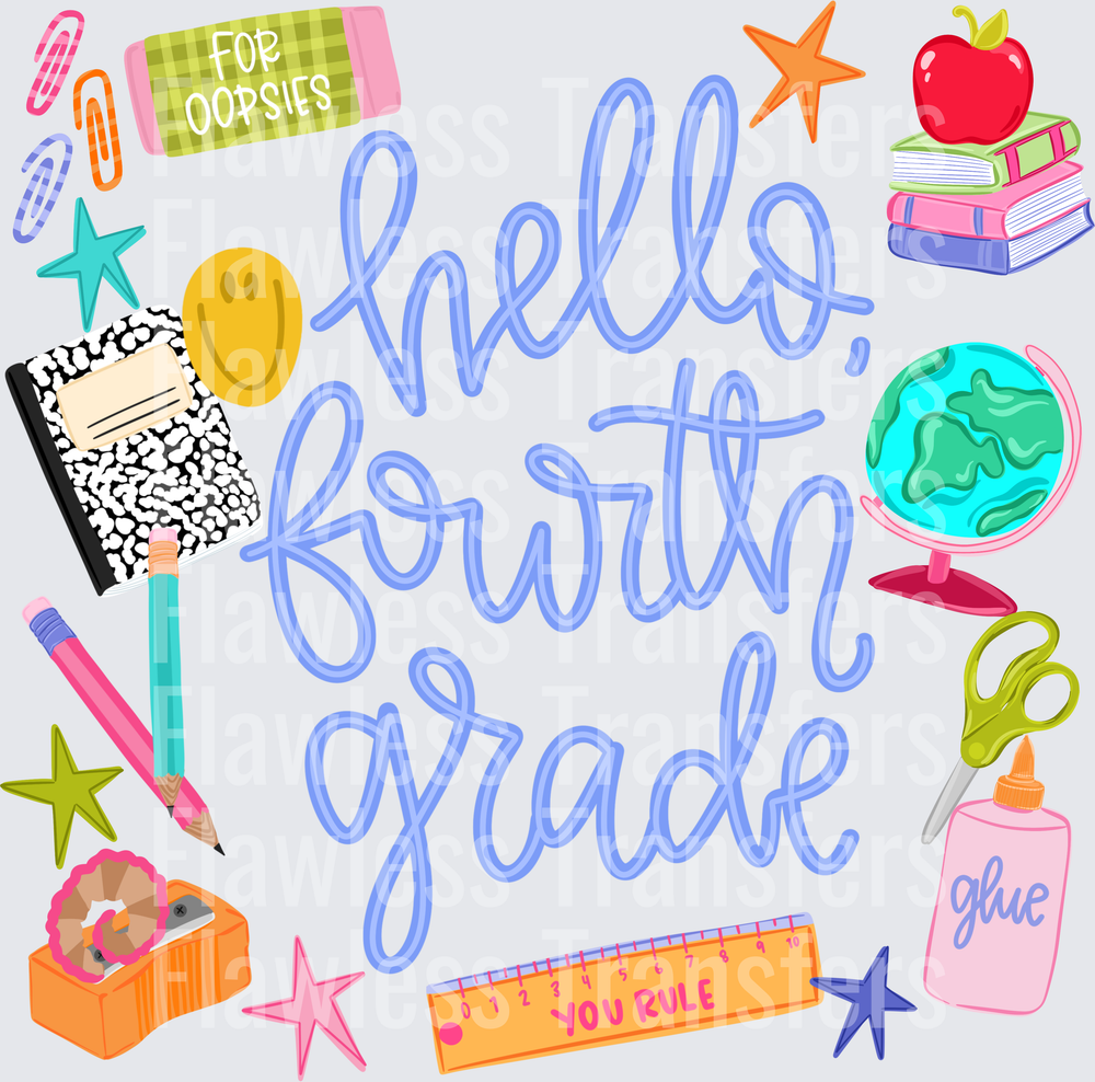 Hello Fourth Grade #3916