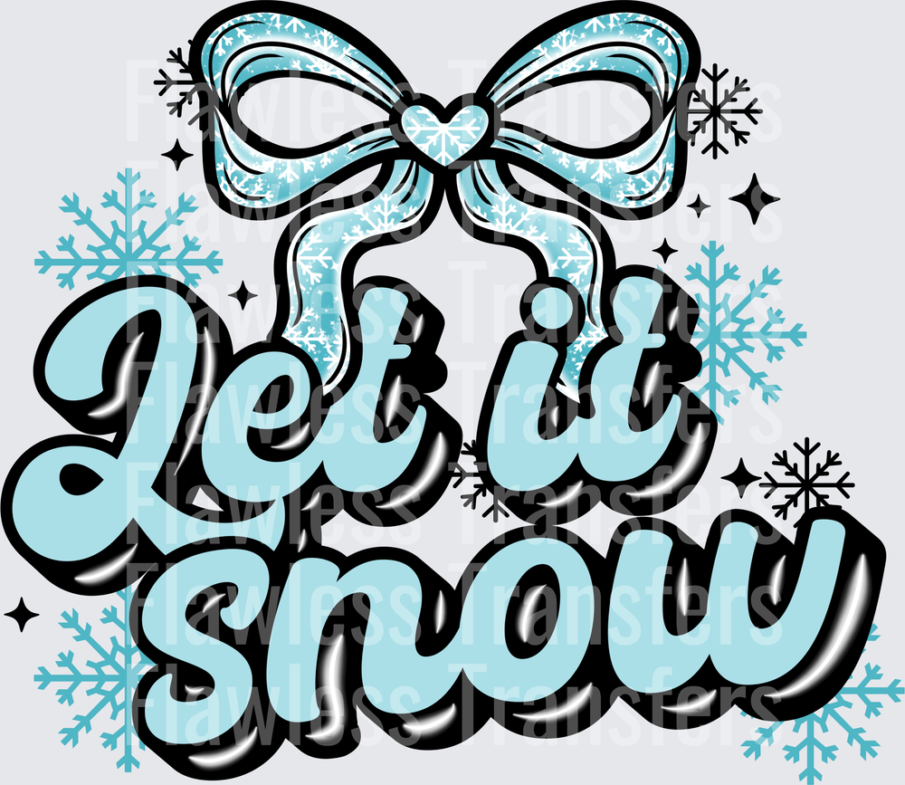 Let It Snow Blue #1646