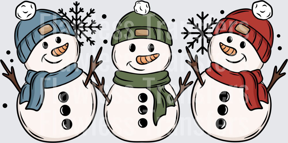 Traditional Snowman Trio #1633