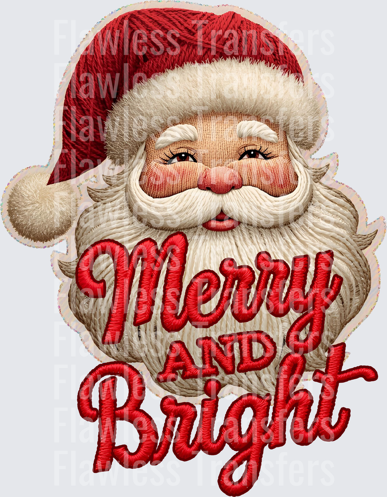 Merry And Bright Santa #1756
