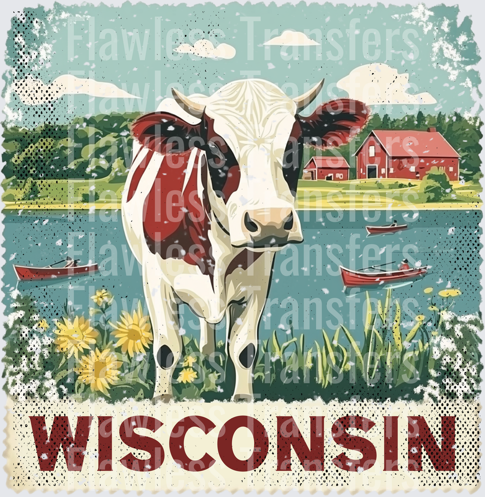 Wisconsin Vintage Stamp #1038