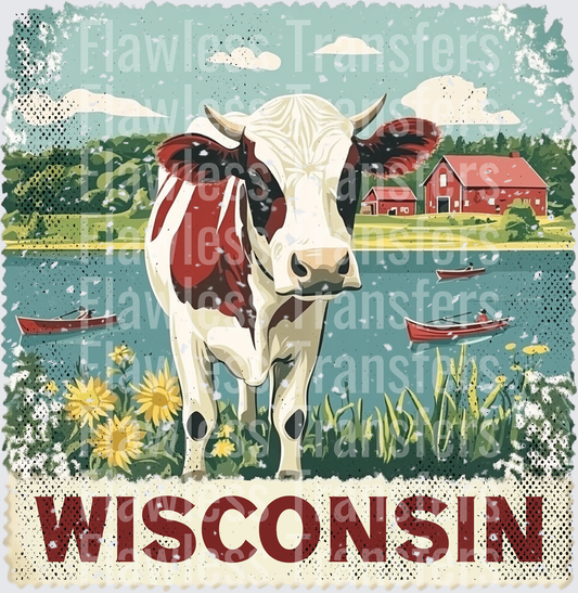Wisconsin Vintage Stamp #1038