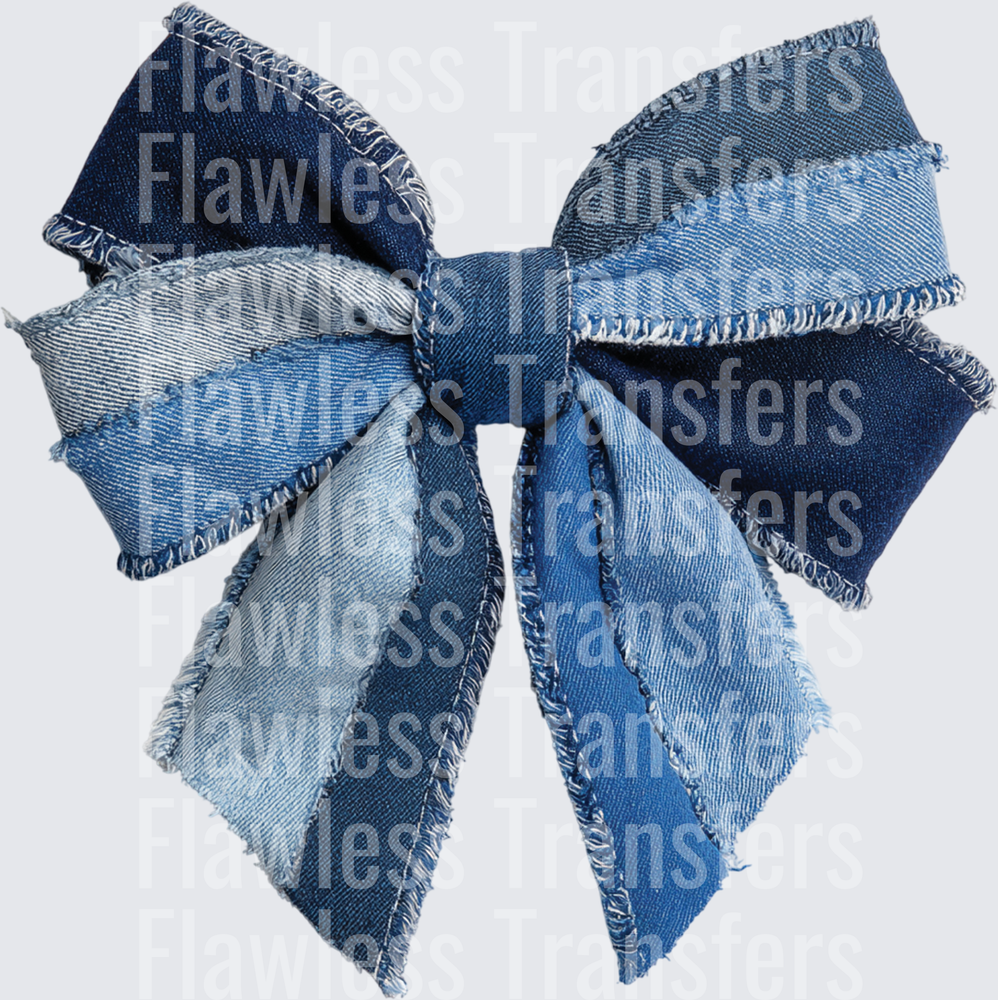 Denim Coquette Bow #1788
