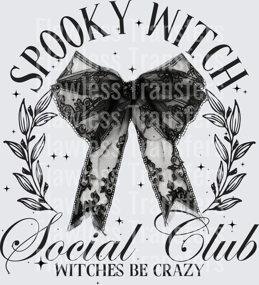 Spooky Witch Bow #0508