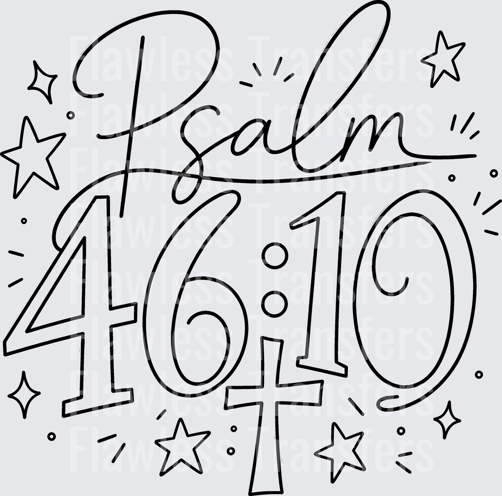 Psalm 46:10 #5503