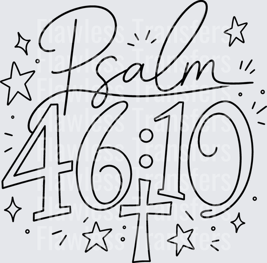 Psalm 46:10 #5503