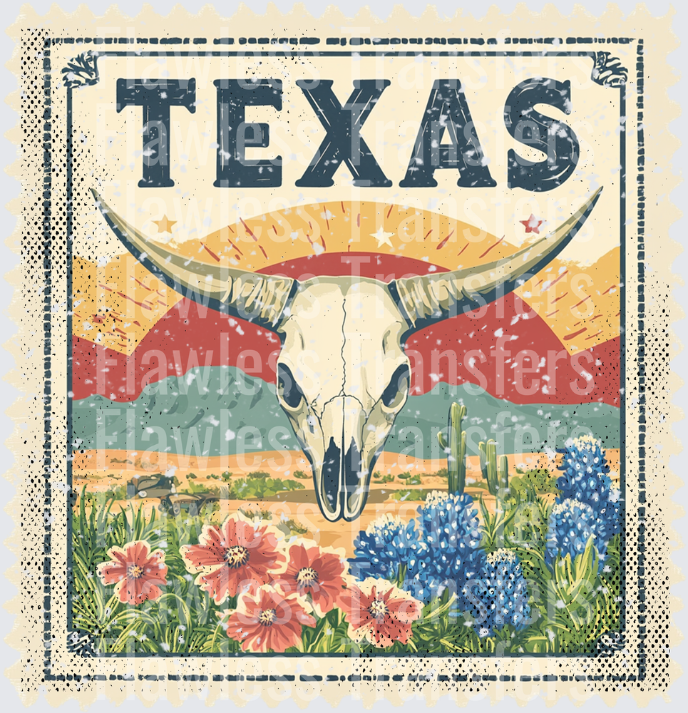 Texas Vintage Stamp #1007