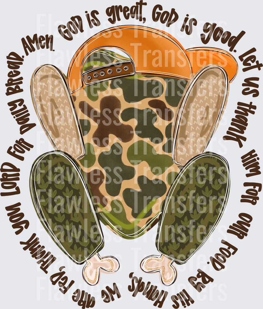 God Is Great God Is Good Boy Turkey #0423