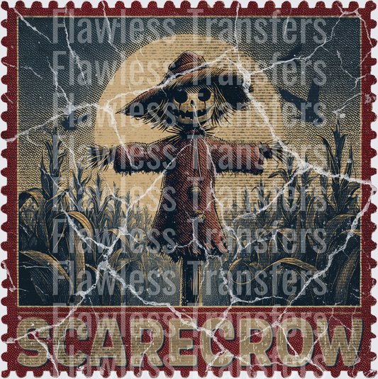 Scarecrow Vintage Stamp #0591