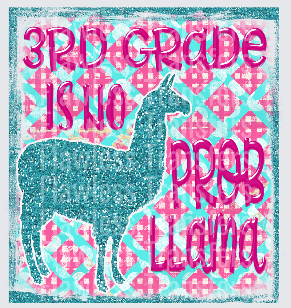 3rd Grade is No Probllama #3861