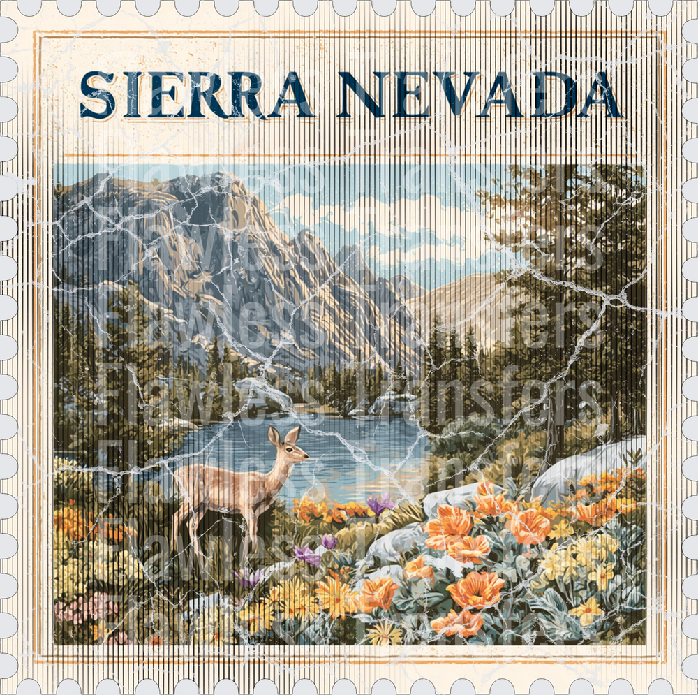 Sierra Nevada Vintage Stamp #1200