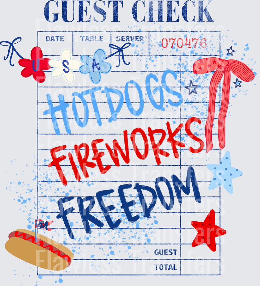 Guest Check #4077