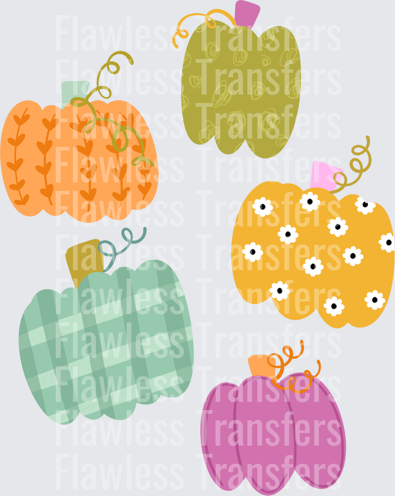 Colorful Pumpkins #1883