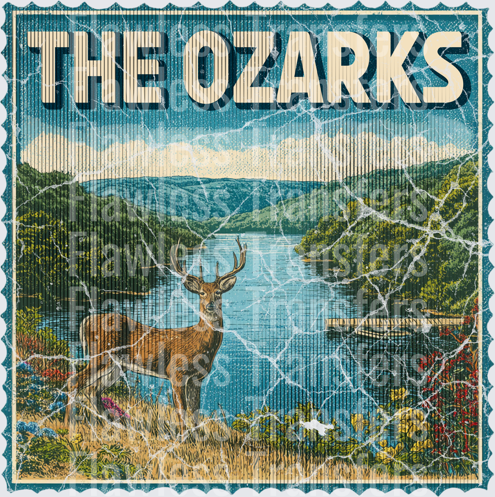 Ozarks Vintage Stamp #1195