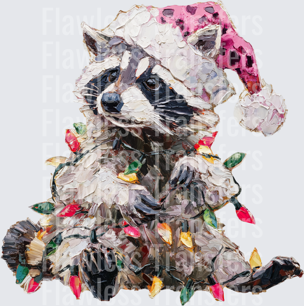 Christmas Feral Raccoon #1747
