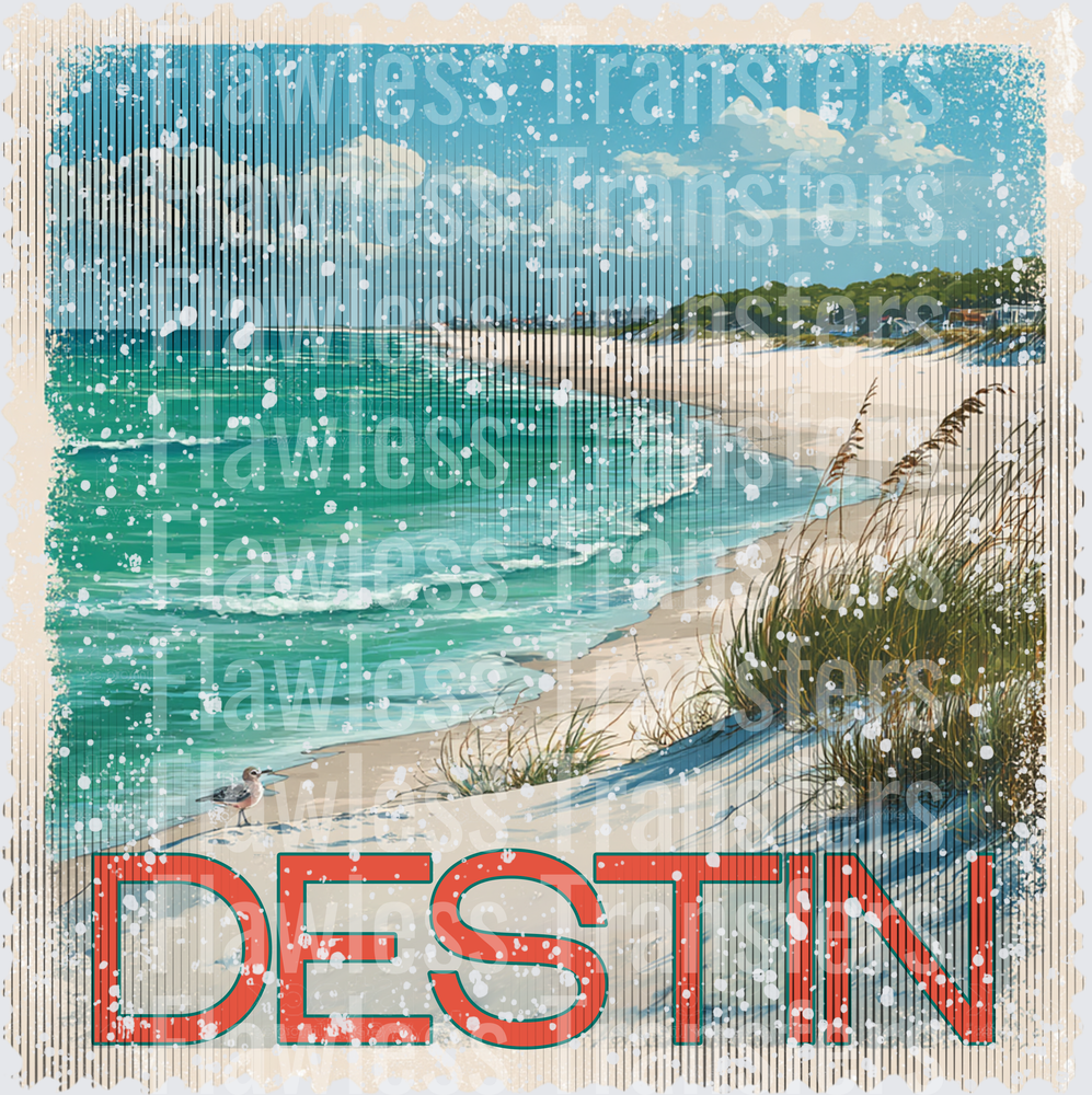 Destin Vintage Stamp #1050