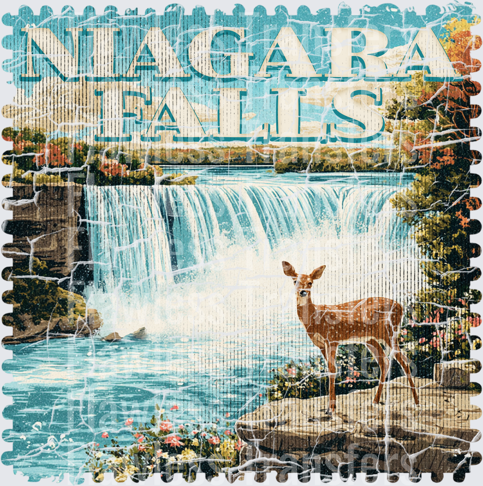 Niagara Falls Vintage Stamp #1192