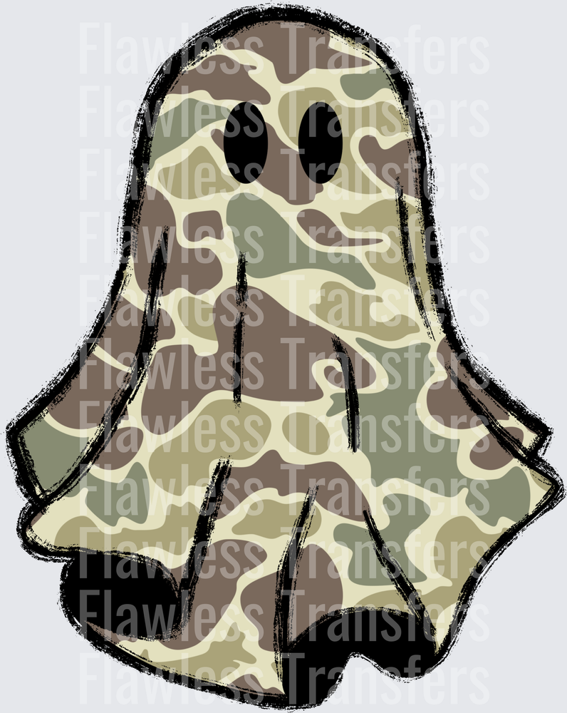 Camo Ghost Outlined #0514