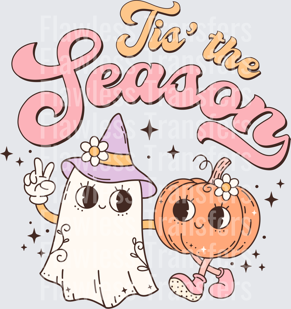 Tis The Season Pumpkin Ghost #0704