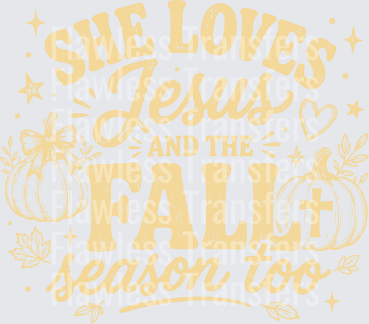 She Loves Jesus And The Fall Season Too #0401