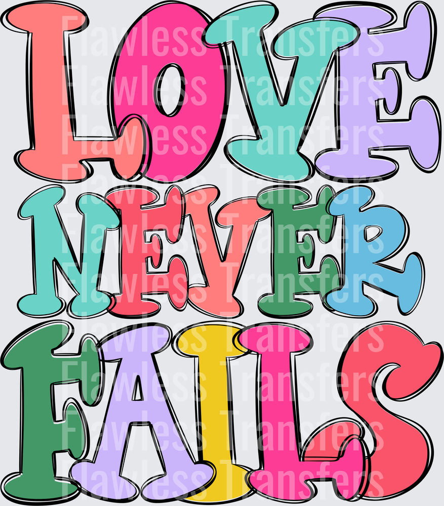 Love Never Fails #5176