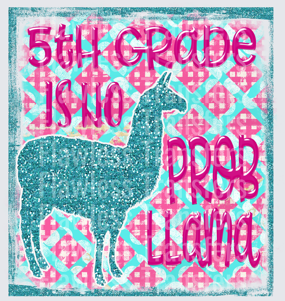 5th Grade is No Probllama #3863