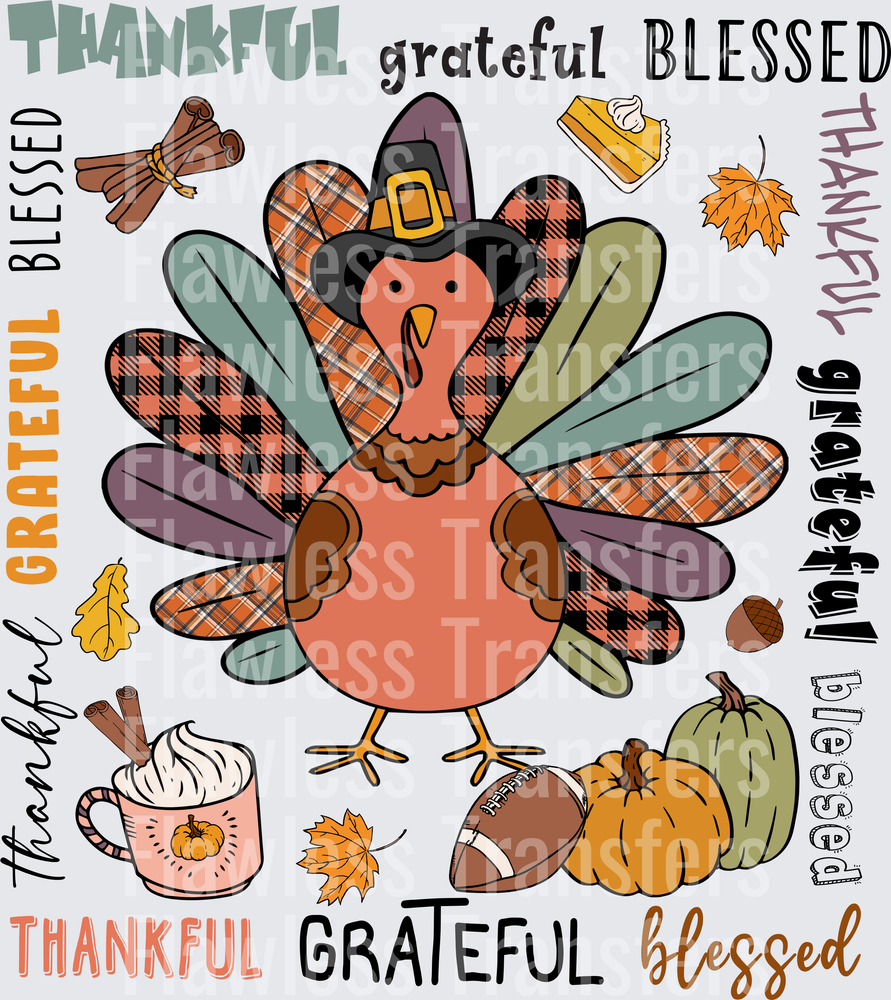 Grateful Thankful Blessed #0286