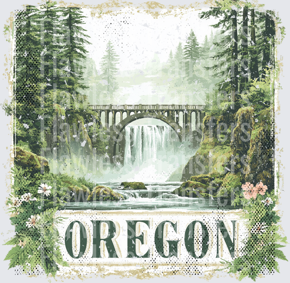 Oregon Vintage Stamp #1035