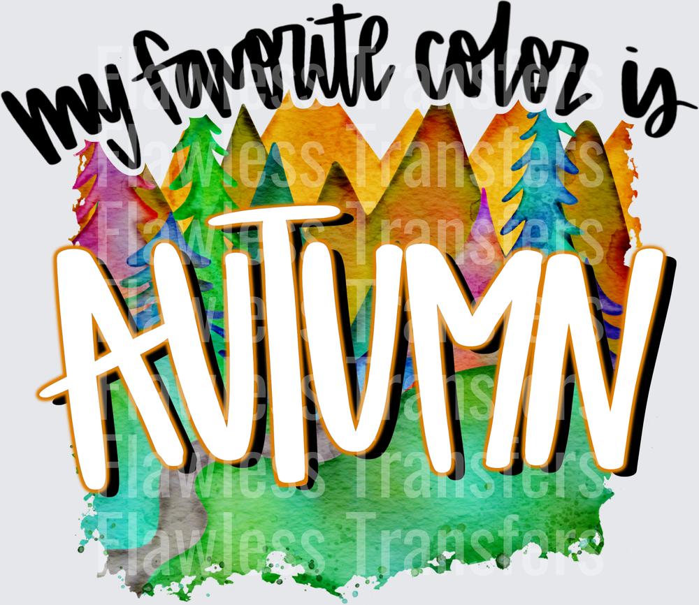 My Favorite Color Is Autumn #0168