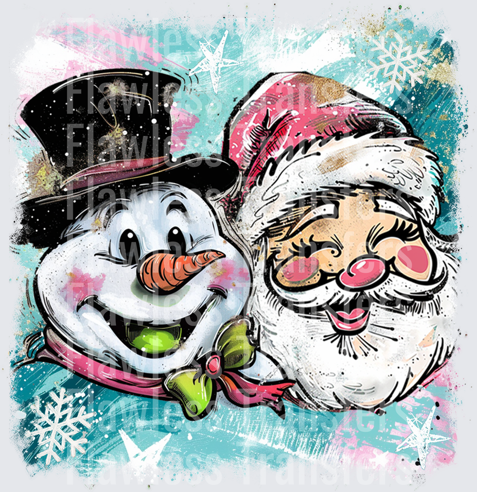 Snowman And Santa #2016