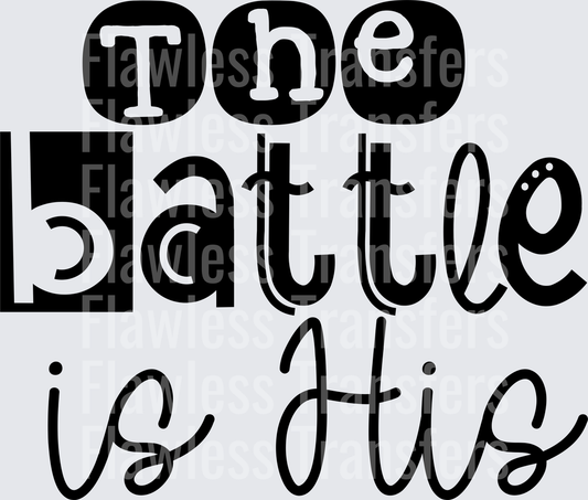 The Battle Is His #5521