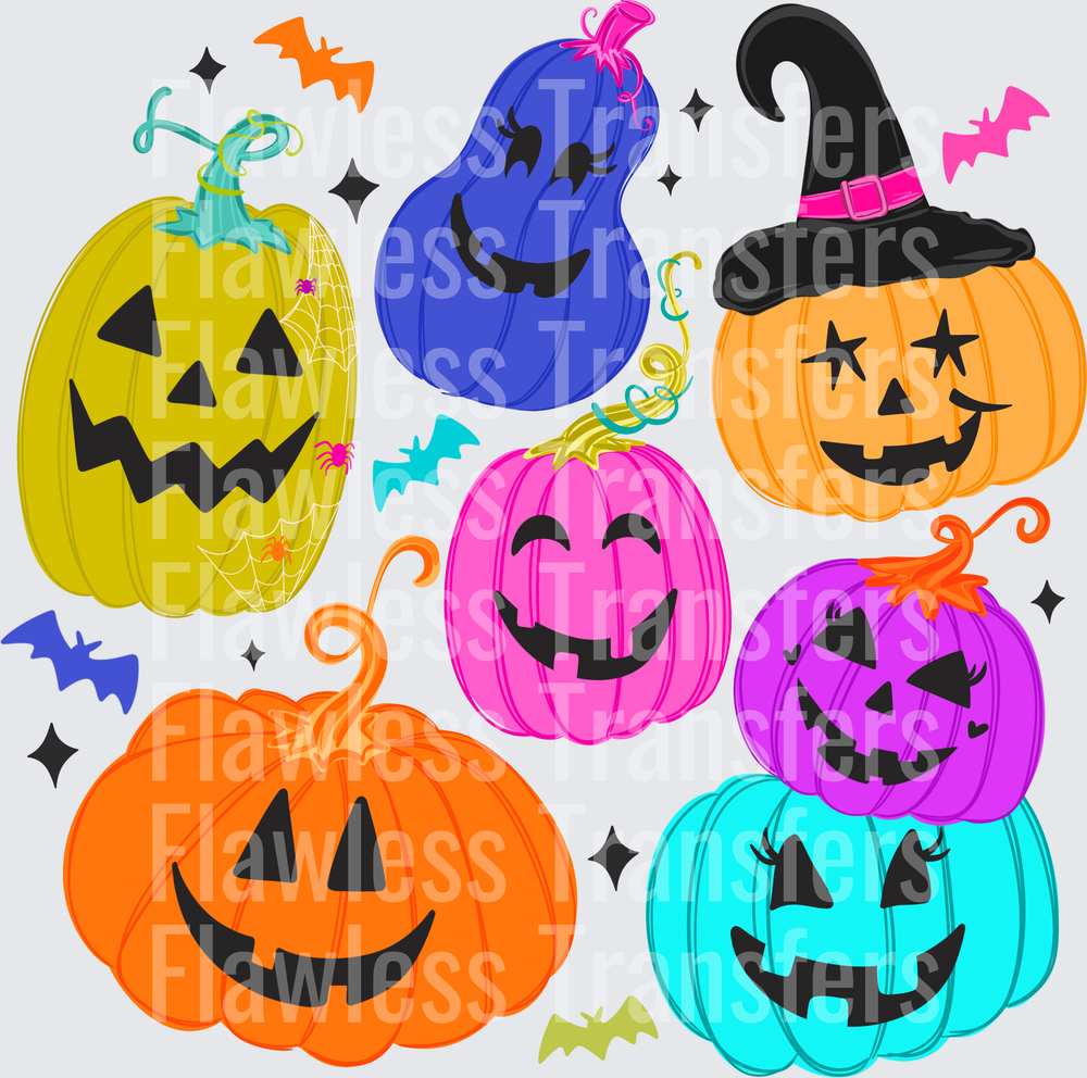 Pumpkins Colorful #0824