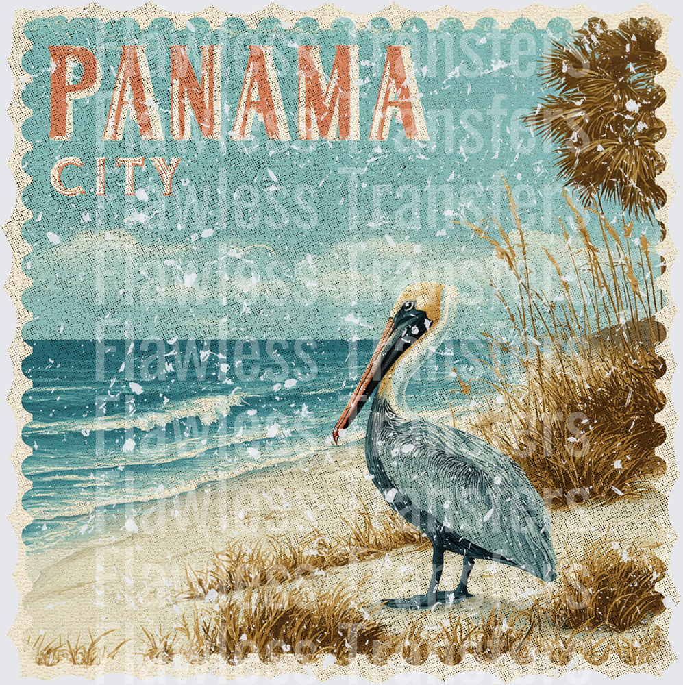Panama City Vintage Stamp #1073