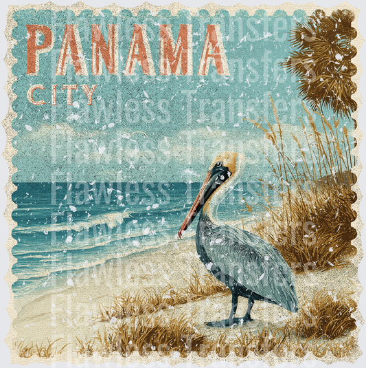 Panama City Vintage Stamp #1073